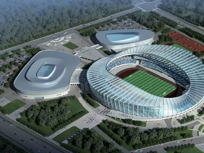 Pam mai Strwythur Dur ar gyfer Canolfan Chwaraeon Cymhleth yw'r Ateb Gorau ar gyfer Adeiladu Stadiwm Modern