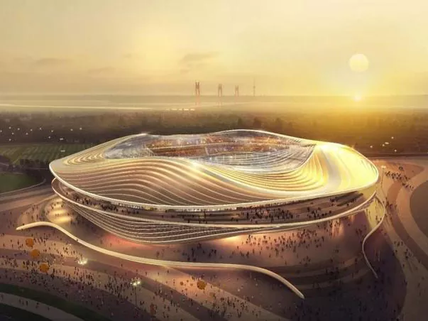 Strwythurau dur rhychwant mawr ar gyfer stadiwm