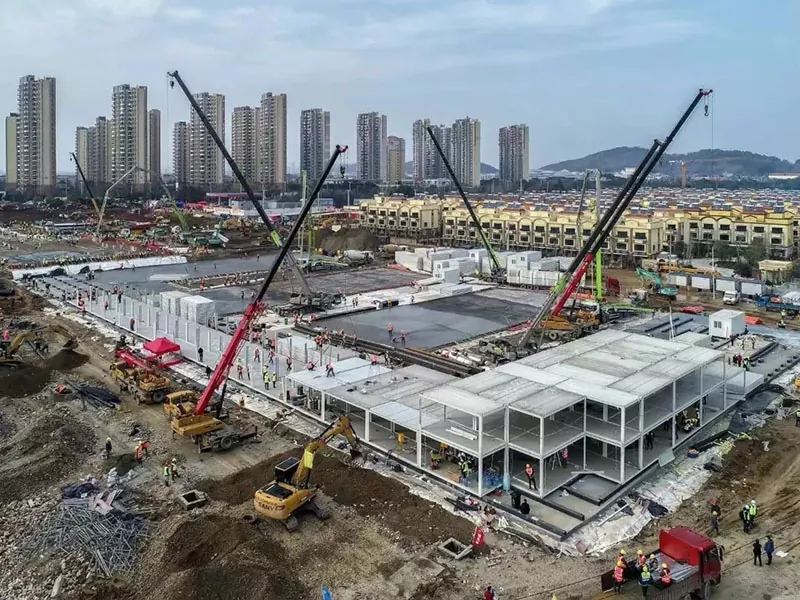 Strwythur Dur Modiwlaidd Adeilad Ysbyty Strwythur Dur Modiwlaidd Adeilad Ysbyty