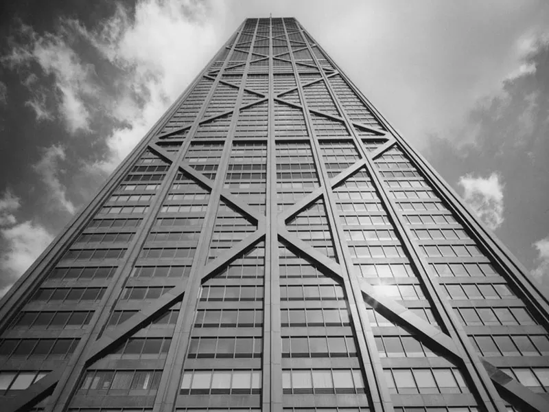 Skyscrapers ffrâm dur