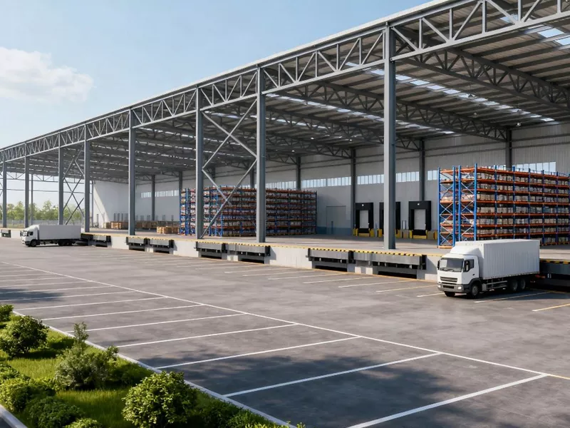 Adeilad Canolfan Ddosbarthu Strwythur Dur